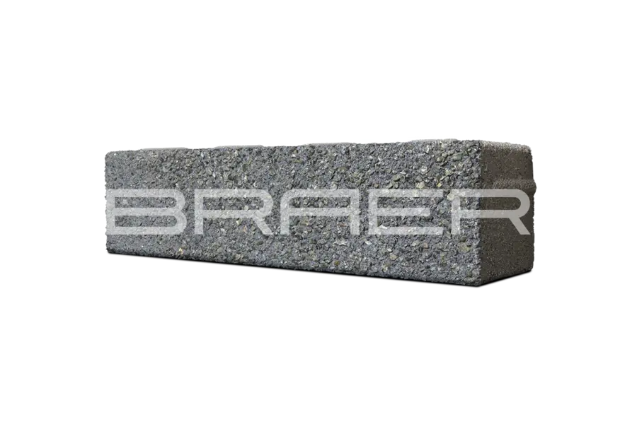 Брусчатка BRAER (БРАЕР) Ригель 2.0 Гранит на черном Select, 320х80х60мм