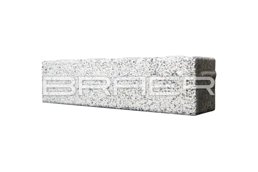 Брусчатка BRAER (БРАЕР) Ригель 2.0 Гранит на белом Select, 320х80х60мм