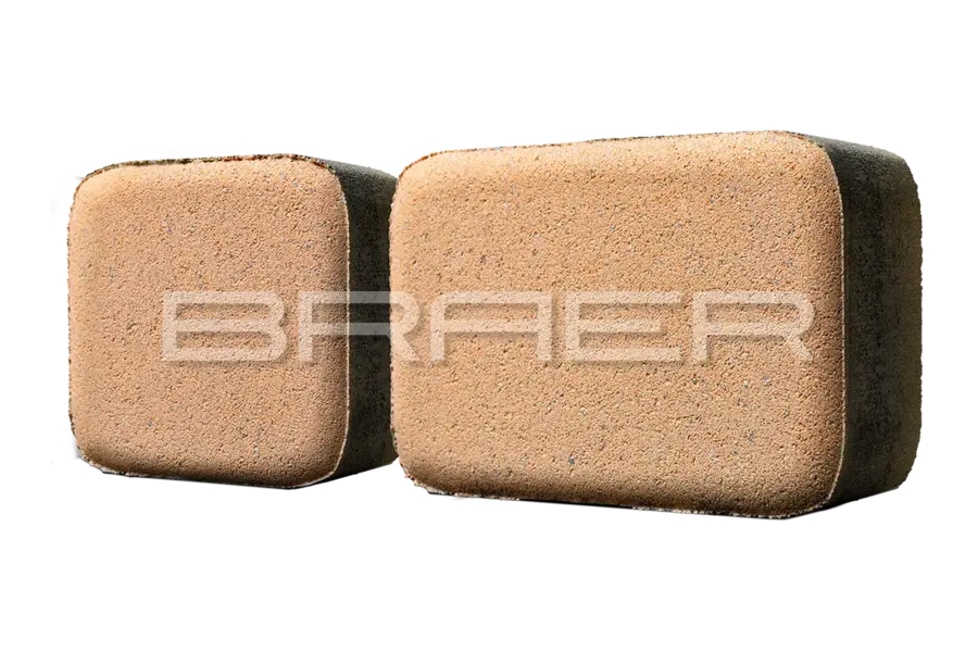 Плитка тротуарная BRAER (БРАЕР) Классико Дуо, медовый, 40мм