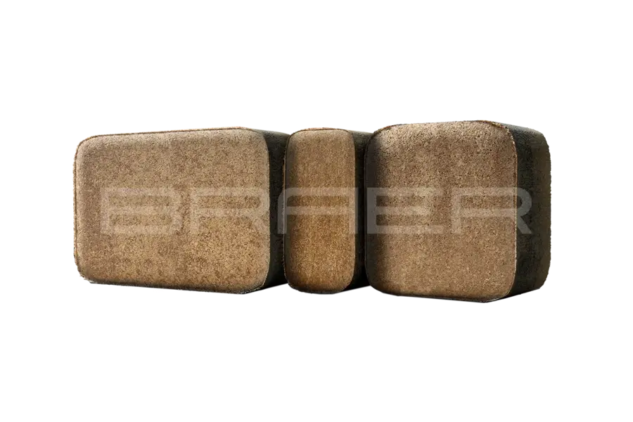 Плитка тротуарная BRAER (БРАЕР) Классико, Color Mix Тип 10 "Миндаль", 60мм 