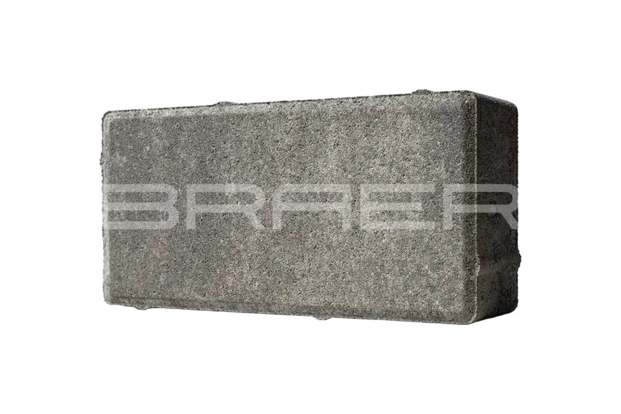 Брусчатка BRAER (БРАЕР) Прямоугольник, Color Mix Тип 3 "Туман", 200х100х60мм