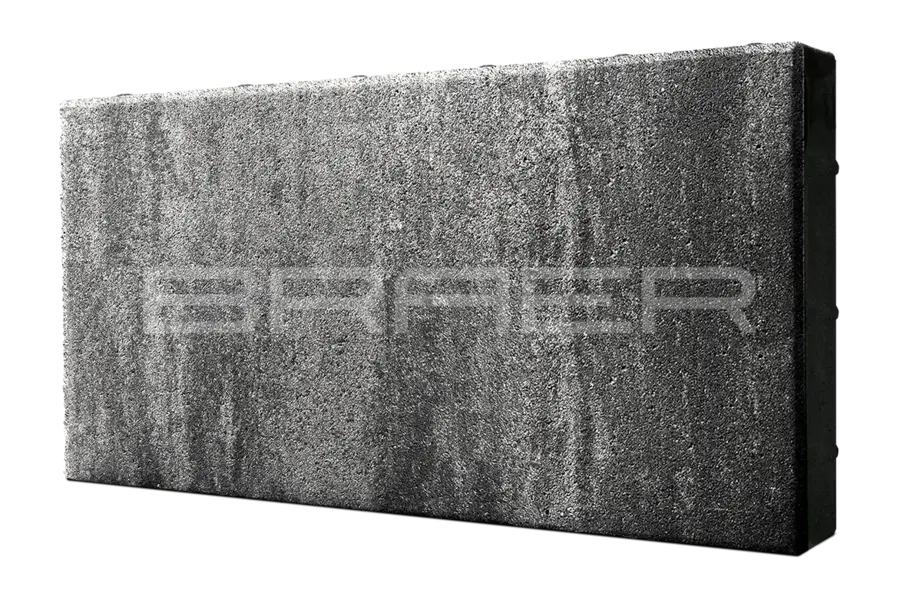 Плитка тротуарная BRAER (БРАЕР) Сити, Color Mix "Ночь", 600х300х80мм 