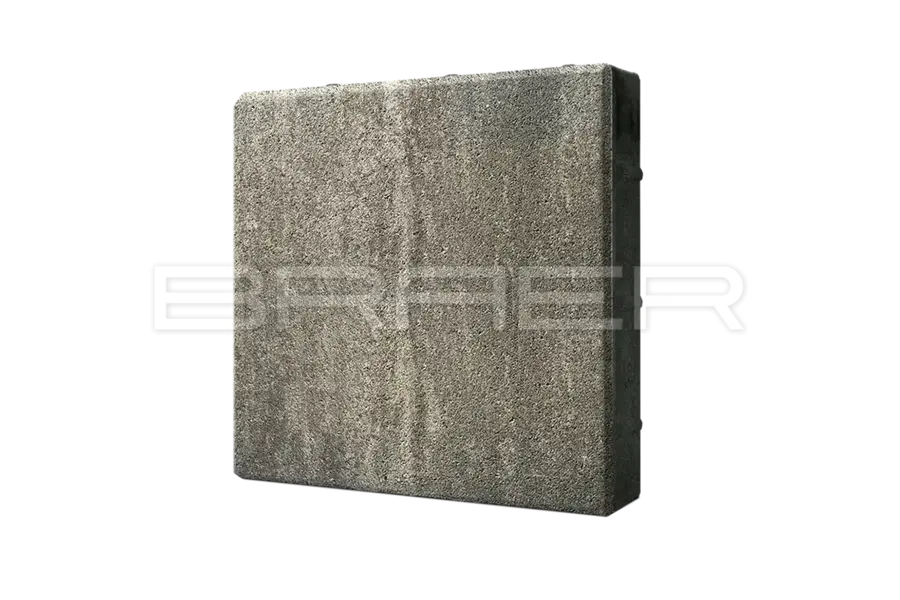 Плитка тротуарная BRAER (БРАЕР) Сити, Color Mix "Туман", 300х300х80мм 