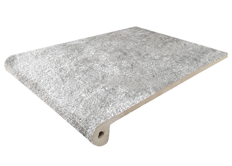 Ступень фронтальная клинкерная EXAGRES, Manhattan Grey, 33х24,5 см