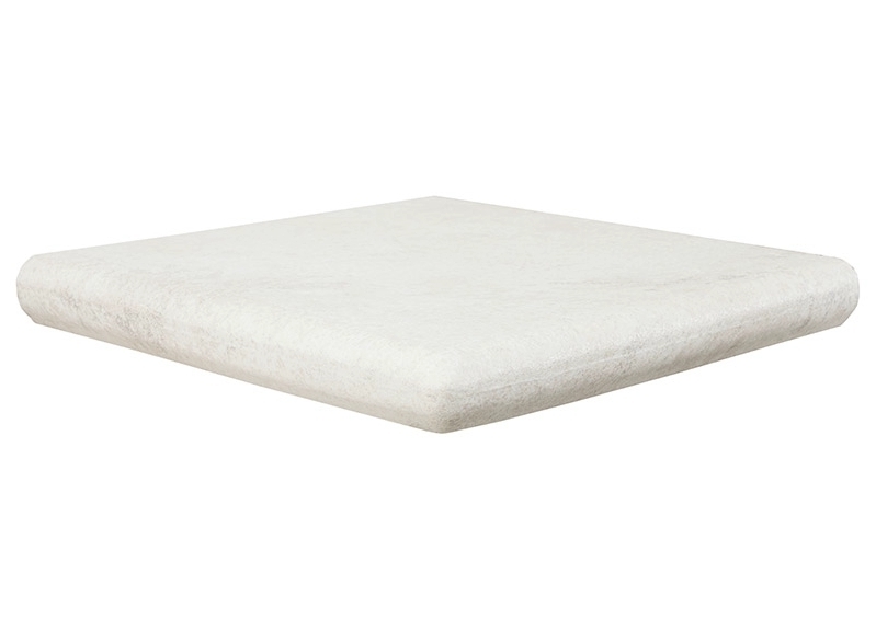 Ступень угловая клинкерная EXAGRES, Manhattan White, 33,5х33,5 см