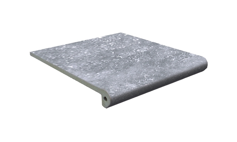 Ступень фронтальная клинкерная EXAGRES, Stone Gris, 33х33 см